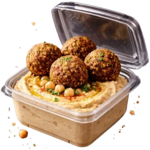 Hummus with Falafel